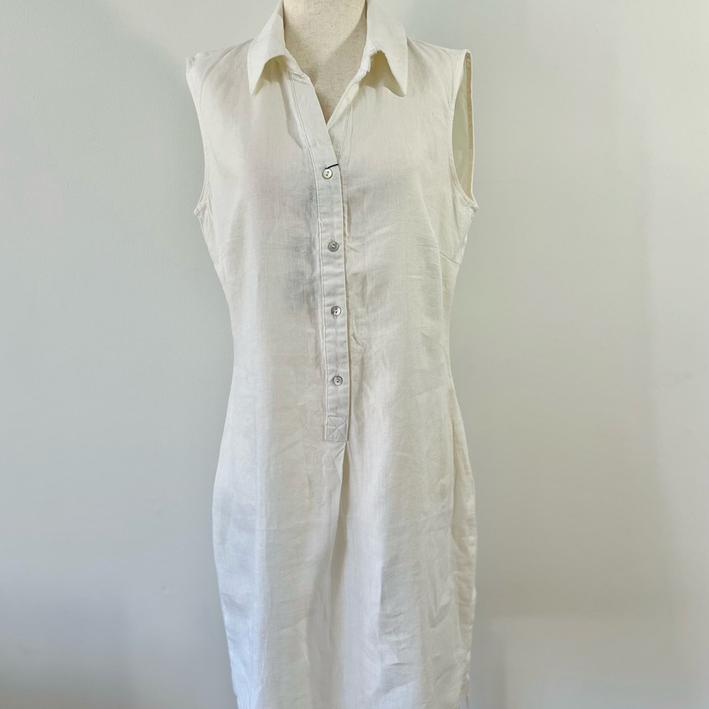 Malvin White Linen Shirt